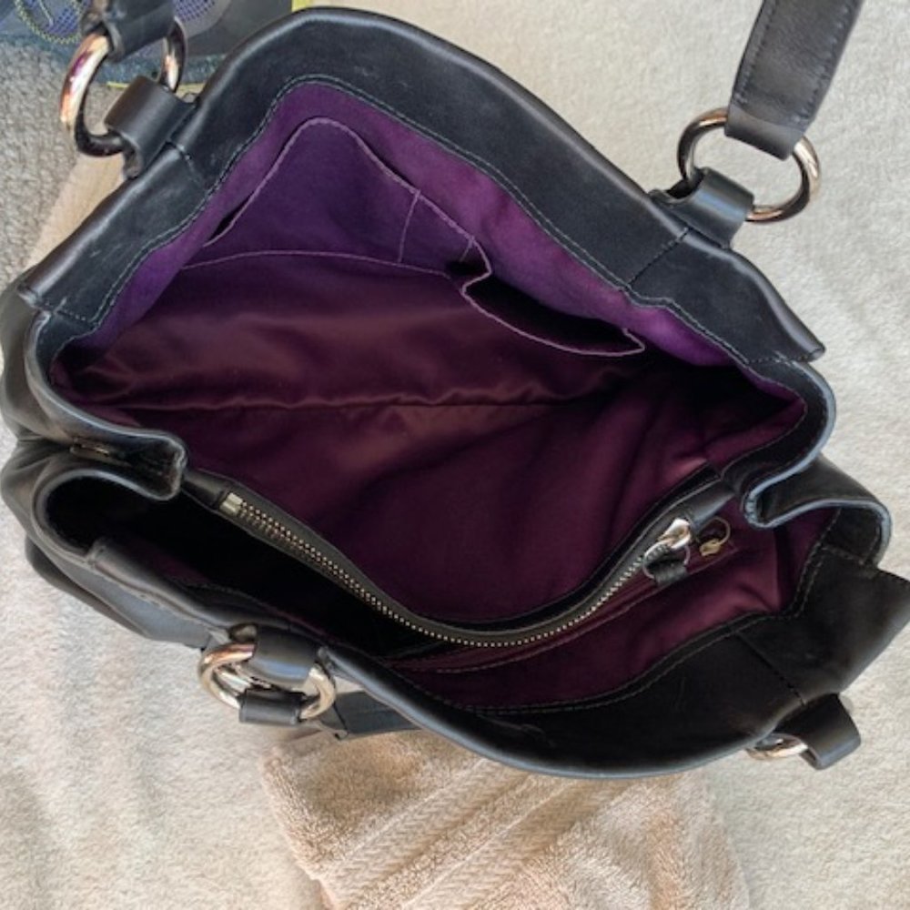 Coach Mia Signature Leather Carryall Handbag 15409 - Picture 7 of 8